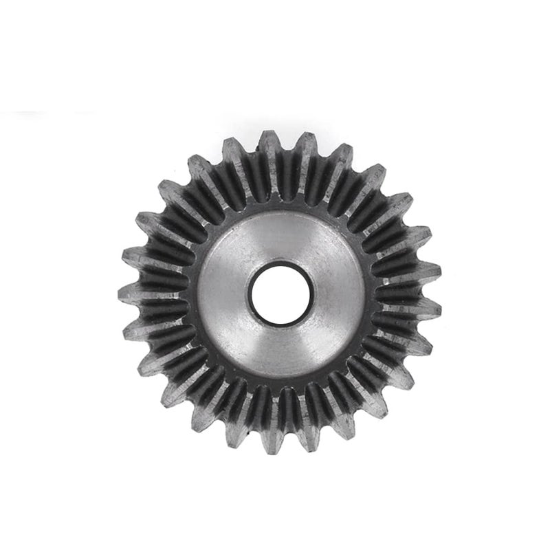 PGFUN 2 Pcs 2M 20 Teeth 8-18mm Shaft Hole Tapered Bevel Gear 1: 1#45 Steel 2 Module 90 Degree Steering Gear with M5 Fixing Hole(8mm) - Image 4